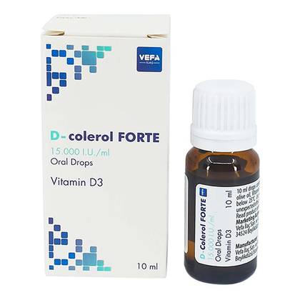 Decolerol Forte Oral Drops 15000 IU/1ml 10ml Vial #1