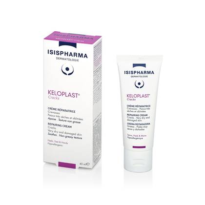 Isispharma Keloplast Cream Heel/Foot/Hand Repair for Very Dry, Damaged Skin 40ml 5164