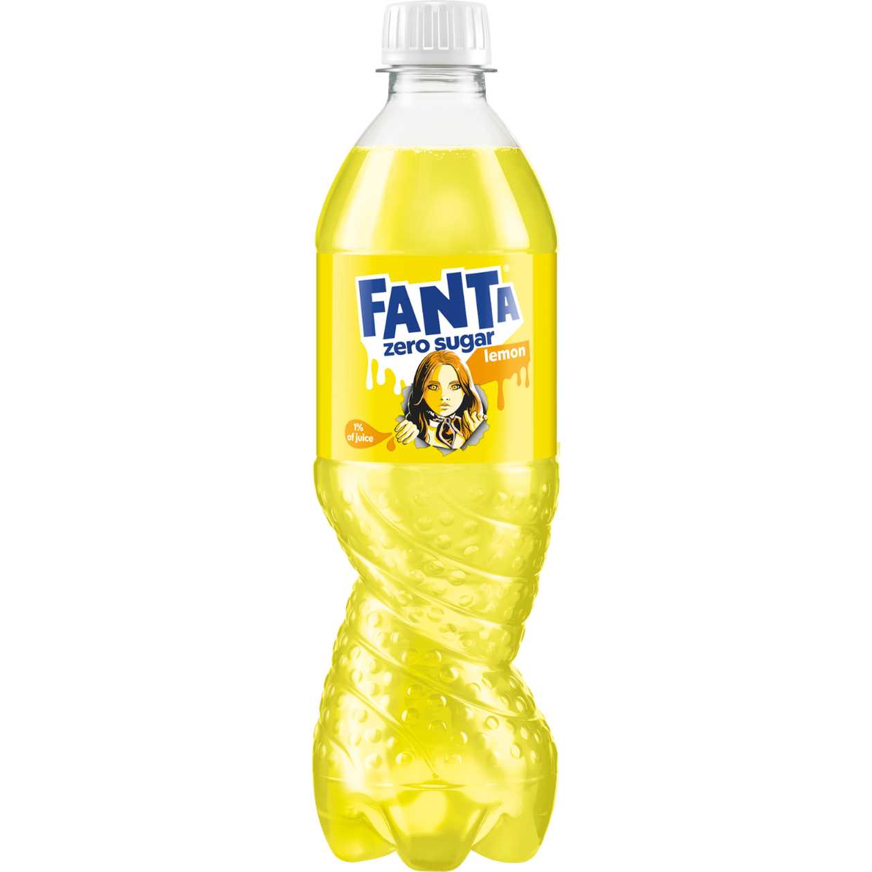 Soft Drink FANTA LEMON ZERO, 500ml (expires soon)