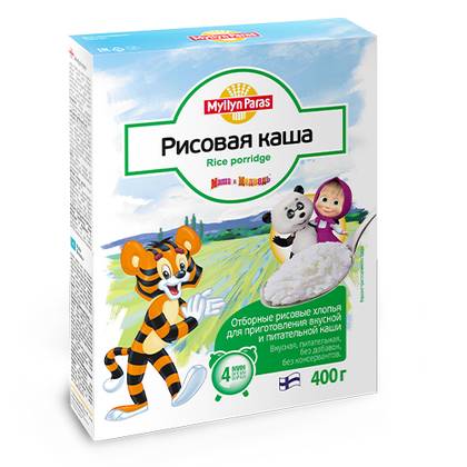 Milin Parasi - Milk-Free Cereal "Tiger" Rice Porridge /10+ months/ 400g 0690