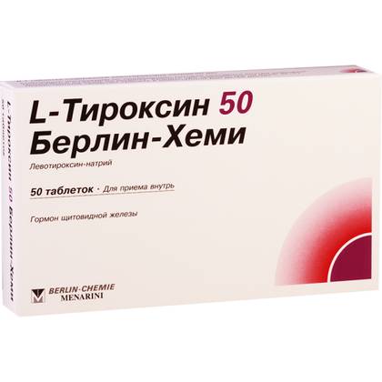 L-Thyroxine Berlin-Chemie 50mcg Tablets #50