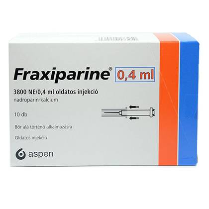 Fraxiparine 3800 IU/0.4ml Injection Solution Prefilled Syringe #10