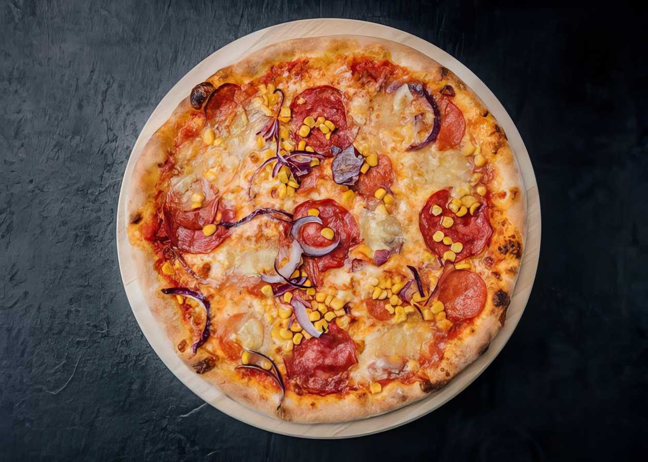 New in Olomouc - Tvarůžky Cheese Pizza