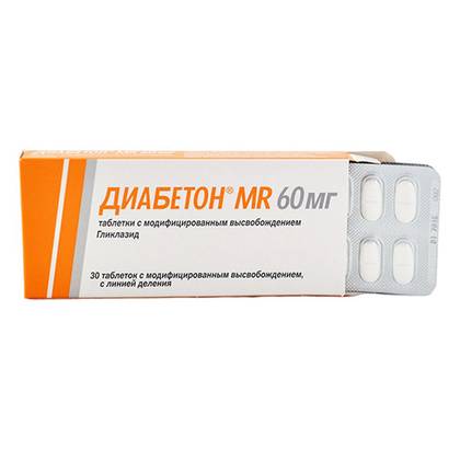 Diabeton MR 60mg Tablets #30