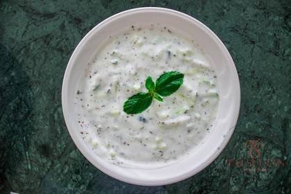 Cucumber with Yoghurt