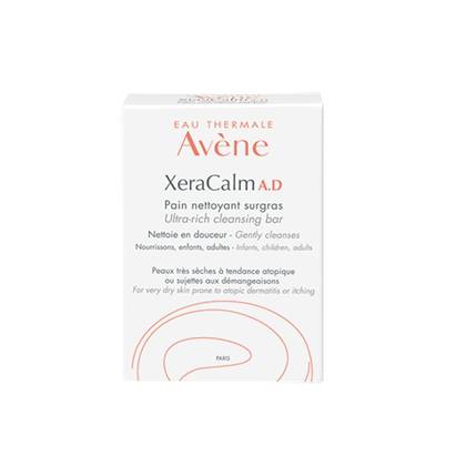 Avene XeraCalm A.D. Lipid-Replenishing Cleansing Bar for Face and Body, Atopic Skin, 100g