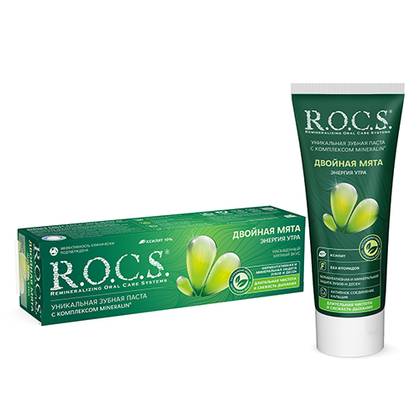 R.O.C.S. Double Mint Toothpaste, 74g