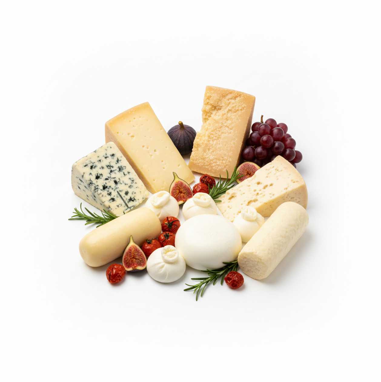 Selezione di formaggi italiani