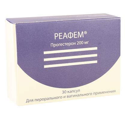 Reafem Capsule Vaginal and Oral 200mg #30