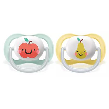 Avent Ultra Air Silicone Pacifier Apple/Pear /0-6m/ 2388 #2