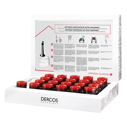 Vichy Dercos Aminexil Clinical 5 Anti-Hair Loss Treatment for Women 6ml Ampoules 2786 #21