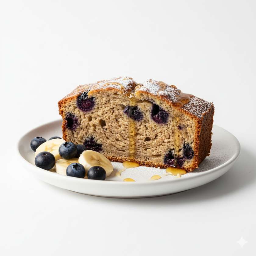 Berry Banana Bread - vegan