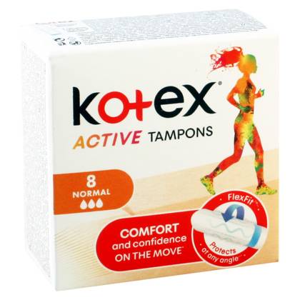 Kotex Tampon Active Normal /3 drops/ 4517 #8