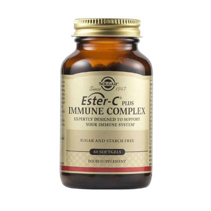 Solgar Vitamin C 1000mg Plus Immuno-Complex Capsules #60