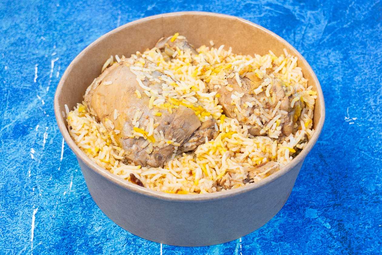 Special chicken biryani from Chaska Point Malta