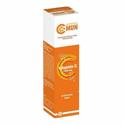 C-Muni 1000mg Effervescent Tablets #20