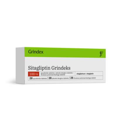 Sitagliptin Grindeks 100mg Tablets #28