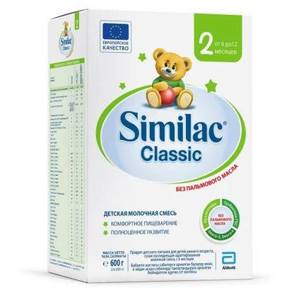 Similac Classic 2 Milk /6m+/ 800g 0268