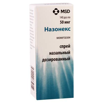 Nasonex Nasal Spray 50mcg/1 dose 140 doses, 1 bottle