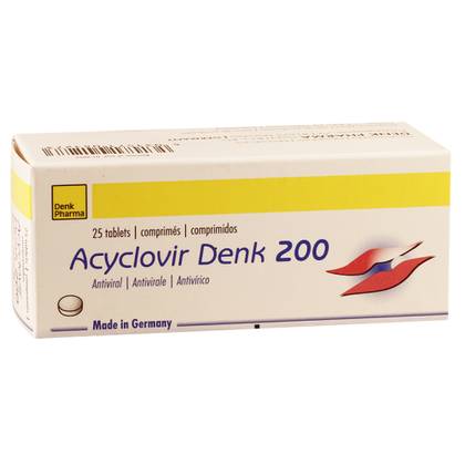 Aciclovir Denk 200mg Tablets #25