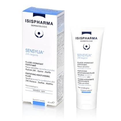 Isispharma Sensylia Face Fluid Moisturizing Light for Normal/Combination/Sensitive Skin 40ml