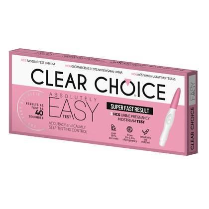 Clear Choice Easy Pregnancy Test (Stream) 0179/1879 #1