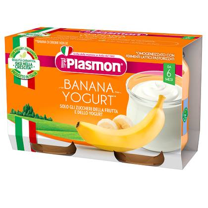 Plasmon Yogurt with Banana /6mo+/ 120g 5056 #2