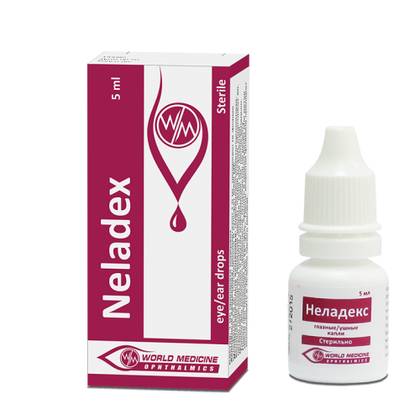 Neladex Eye/Ear Drops 5ml Bottle #1