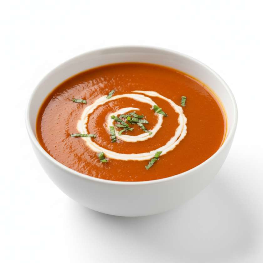 22.Creamy tomato soup.  VEGAN