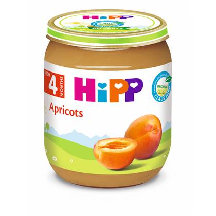 HiPP Apricot Fruit Puree /4+ months/ 125g 4212