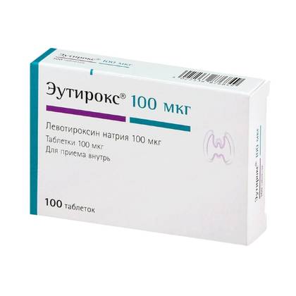 Euthyrox 100mcg Tablets #100