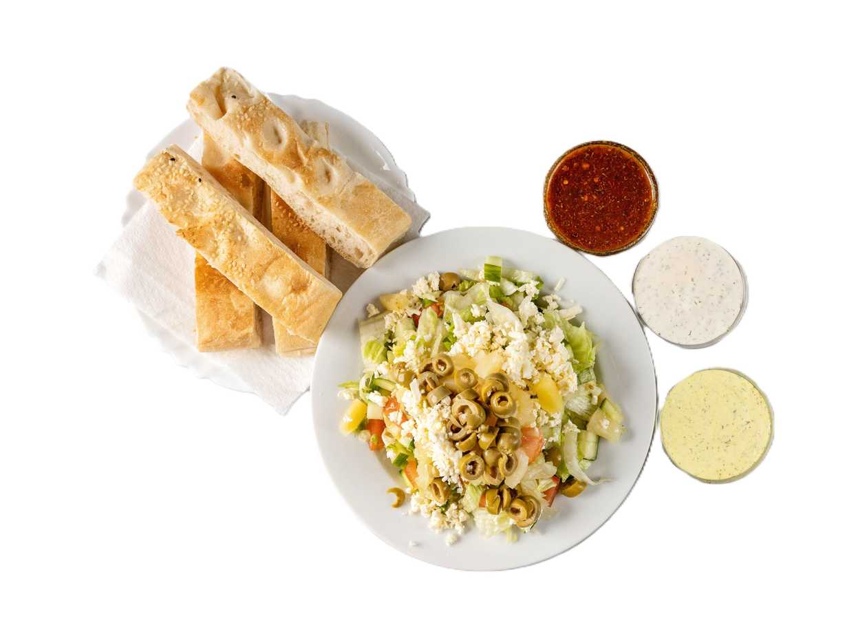 Talíř Kebab S Chlebem