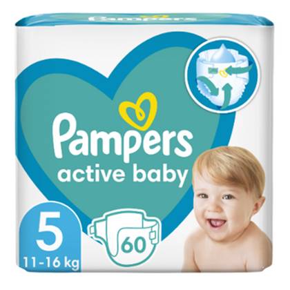 Pampers Baby Diapers Size 5 (11-16kg) Junior #60