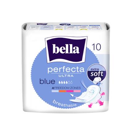 Bella Perfecta Ultra Blue Sanitary Pads /4 Drops/ 302931/5871 #10