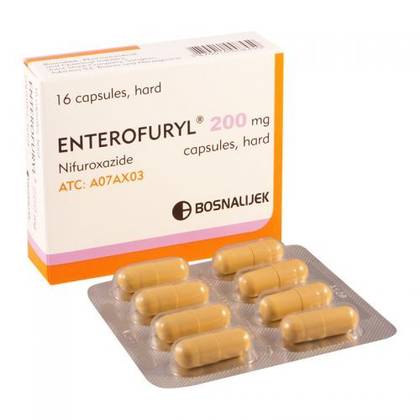 Enterofuryl 200mg Capsules #16
