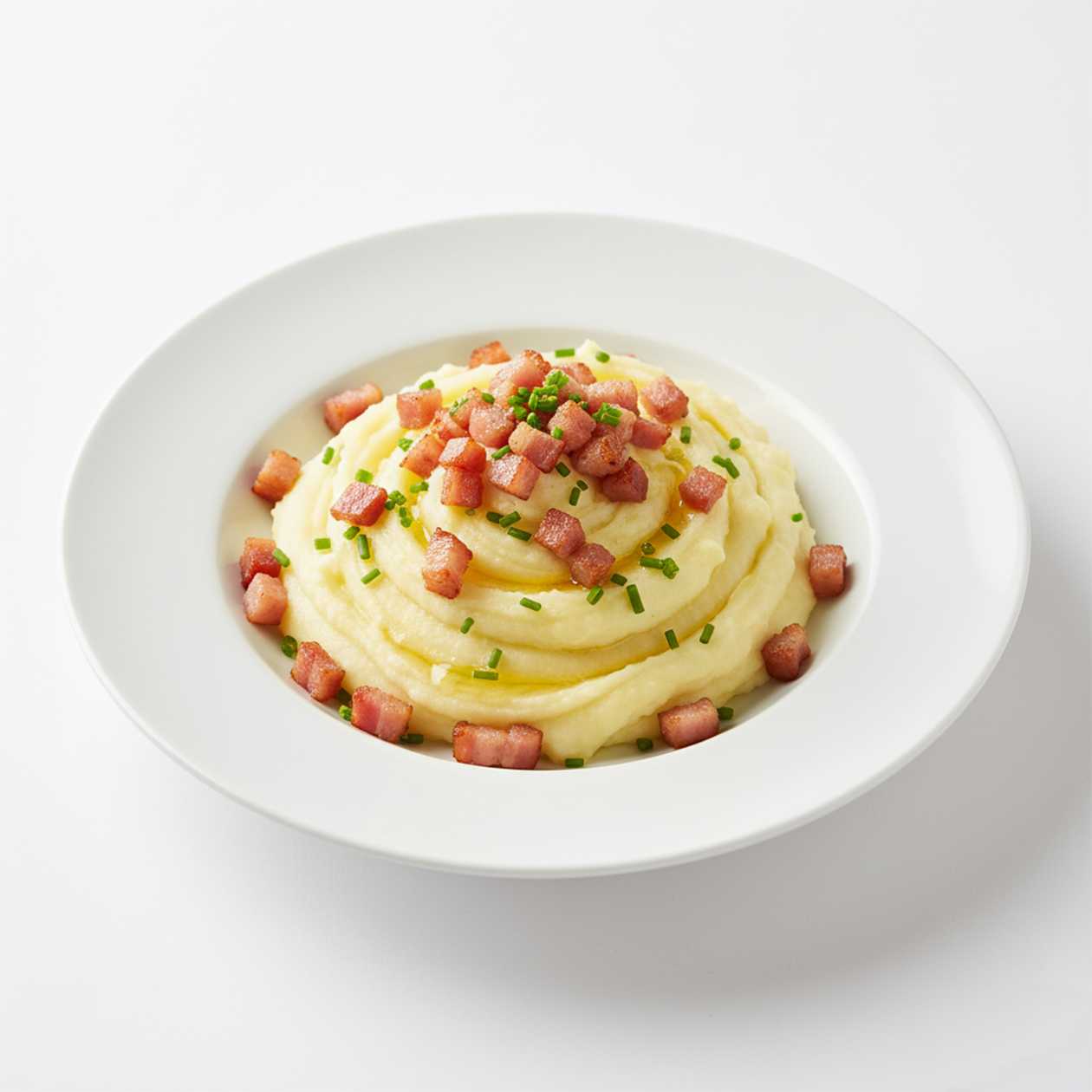 Purea di patate e pancetta