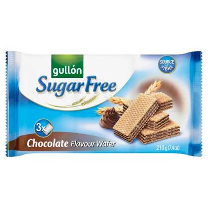 Guloni Sugar-Free Waffle with Chocolate Cream 210g (180g) 3365