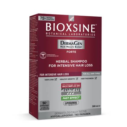Bioxsine Forte Anti-Hair Loss Shampoo for All Hair Types 300ml