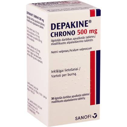 Depakine Chrono 500mg Tablets #30