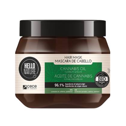 Hello Nature Hemp Elasticity & Relaxation Hair Mask 250ml 5692