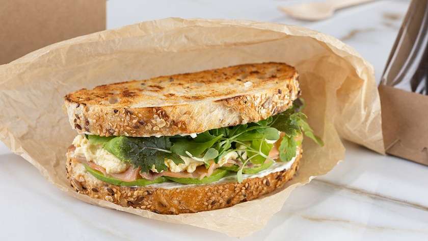 Salmon and Avocado Sandwich