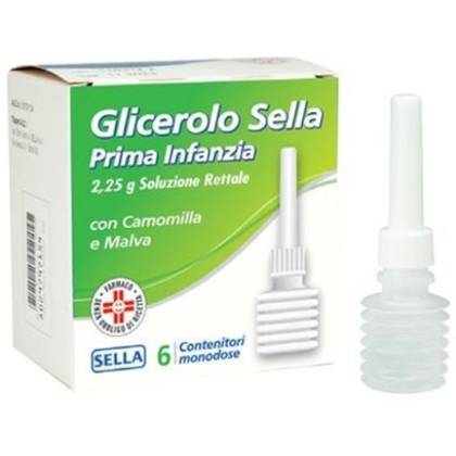 Microclyster Glycerolo Sella /Children's/ Rectal Solution 2.25g #6