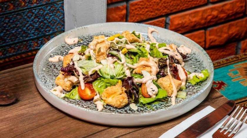 Chicken Popcorn Salad