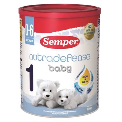 Semper Nutradefense 1 Infant Milk Formula /0-6 months/ 400g