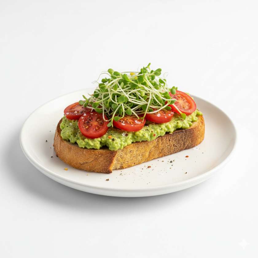 Avokado Toast s paradajkami - veggie