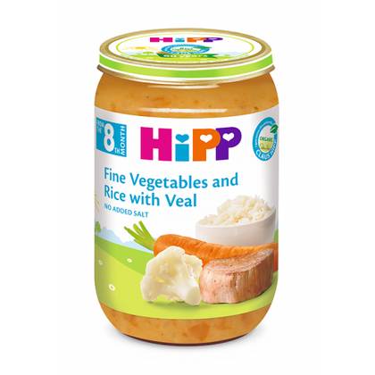 HiPP - Veal, Rice, and Vegetables Meal /8mo+/ 220g 6413