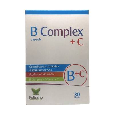 Vitamin B Complex + Vitamin C Capsules #30