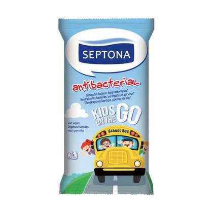 Septona - Baby Antibacterial Wet Wipes 15-Count