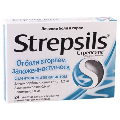 Strepsils Menthol & Eucalyptus Lozenges #24