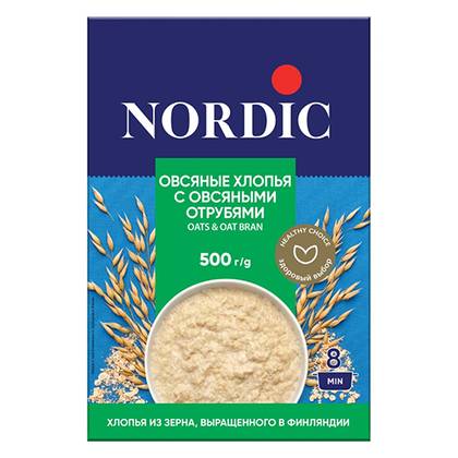 Nordic - Oat Bran Porridge (Dairy-Free) 1+ year / 500g 0077